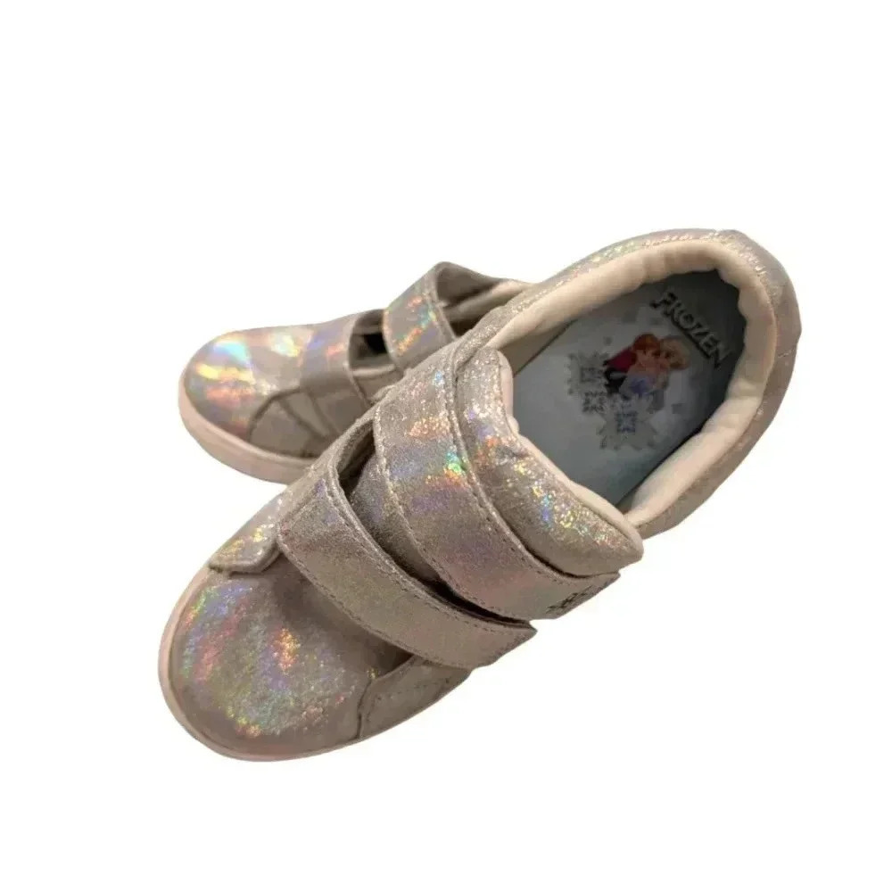 Frozen Iridescent Girls' Toddler Frozen Double Strap Casual 12.5 Regular - Picture 5 of 10